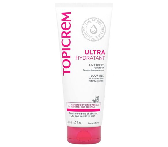 Ultra-Hydratant Lait corps Topicrem - tube de 200 ml - image 1