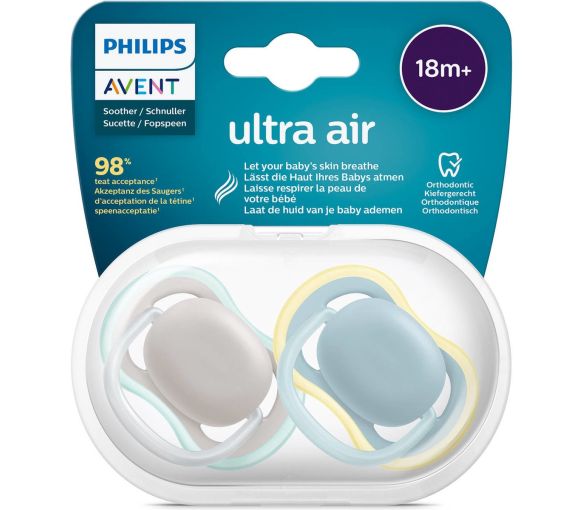Ultra Air Sucette 18 mois + Philips Avent - lot de 2 sucettes - image 1