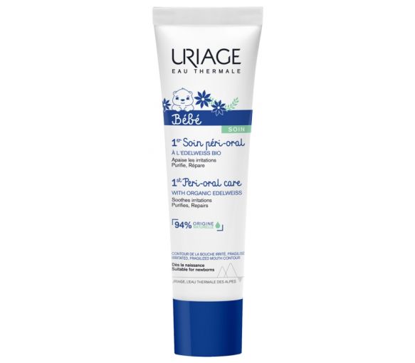 1er soin péri-oral bébé crème réparatrice Uriage - tube de 30 ml - image 1