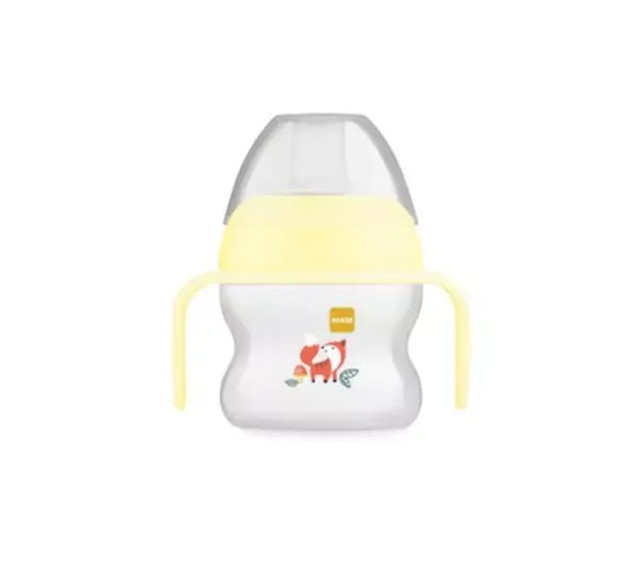 Tasse à bec souple 6mois et plus jaune MAM - 1 tasse de 150ml