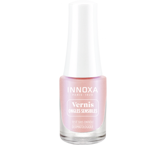 Vernis à ongles hypoallergénique Rose Bleuté 102 Innoxa - flacon de 5ml