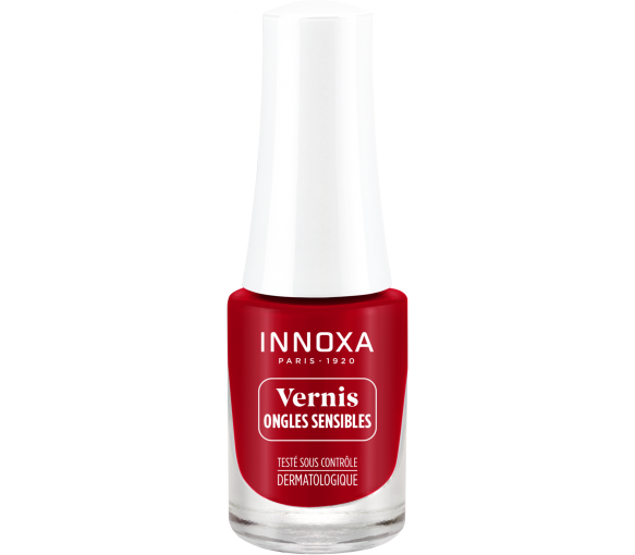 Vernis à ongles hypoallergénique Coquelicot 602 Innoxa - flacon de 4,8 ml