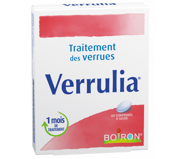 Verrulia traitement des verrues Boiron - boite de 60 comprimés