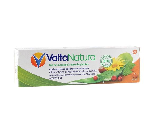VoltaNatura Gel de massage à base de plantes GSK - tube de 50 ml
