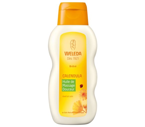 Huile de massage douceur Weleda bébé - tube de 200 ml - image 1