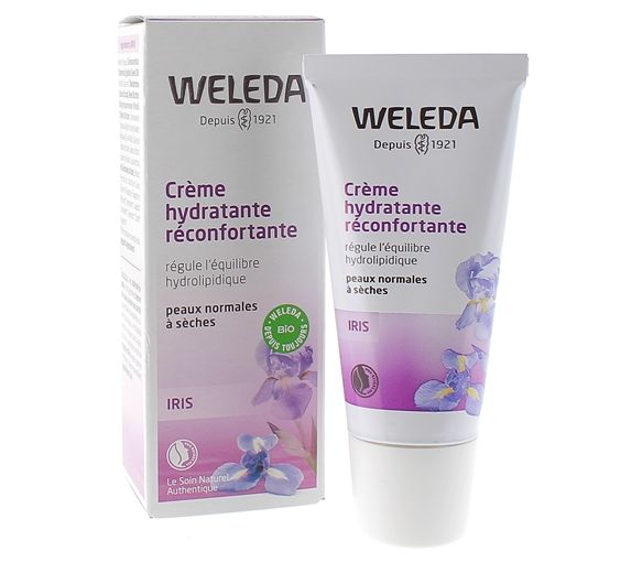 Crème hydratante réconfortante à l'Iris bio Weleda - tube de 30ml - image 1