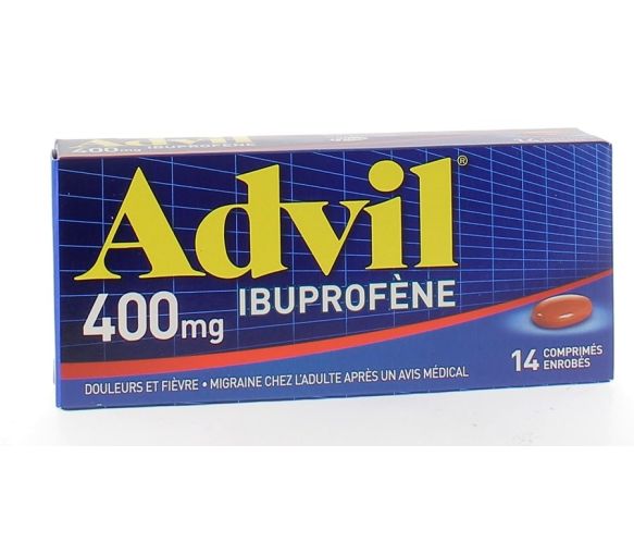 Advil 400mg comprimé - 14 comprimés enrobés