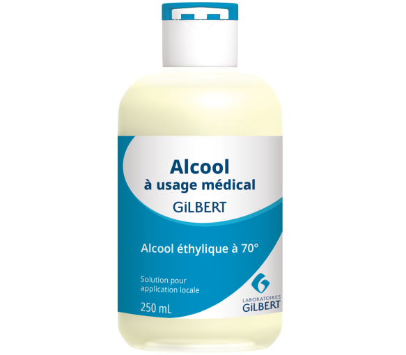 Alcool à usage médical Gilbert – flacon 250 ml - image 1