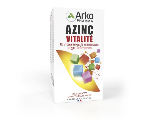 Azinc vitalité Arkopharma - boîte de 120 gélules - image 1