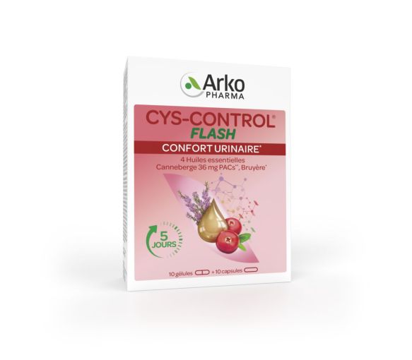 Cys control flash Arkopharma - boite de 20 gélules - image 1