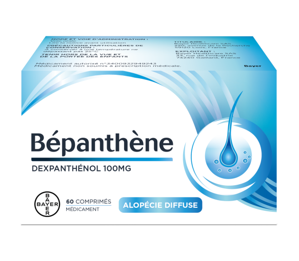 Bépanthène 100 mg – 60 comprimés - image 1