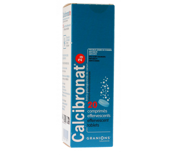 Calcibronat 2g comprimé effervescent - boîte de 20 comprimés - image 1