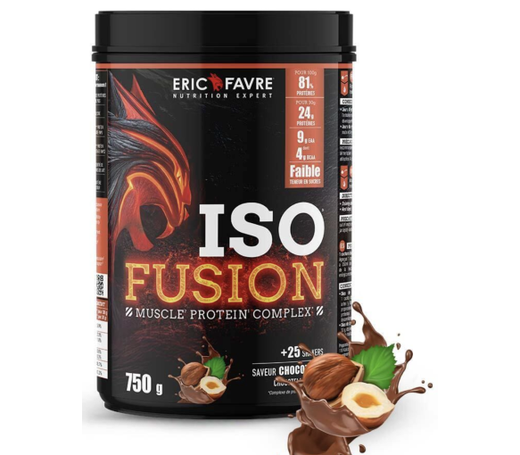 Iso fusion saveur chocotella Eric Favre - pot de 750g - image 1