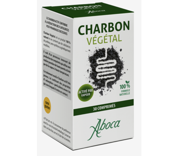 Charbon végétal Aboca – 30 comprimés