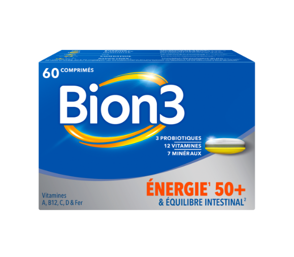 Bion 3 Energie 50+ et équilibre intestinal - boite de 60 comprimés - image 1