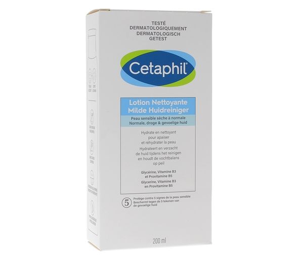 Lotion nettoyante Cetaphil - flacon de 200 ml