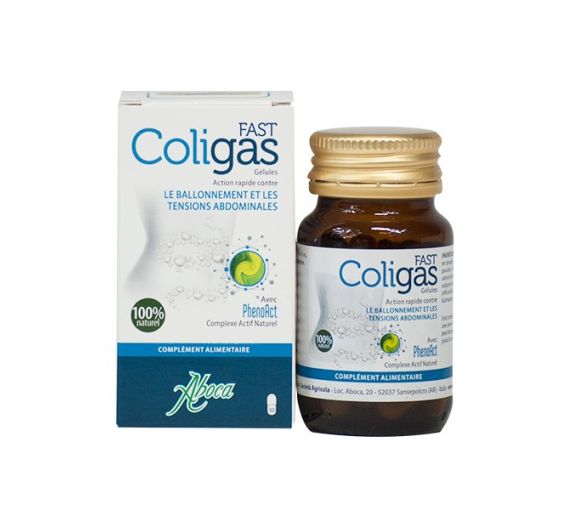 ColiGas Fast Aboca - boîte de 30 gélules
