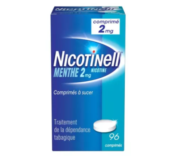 Nicotinell menthe 2mg comprimé à sucer - boite de 96 comprimés