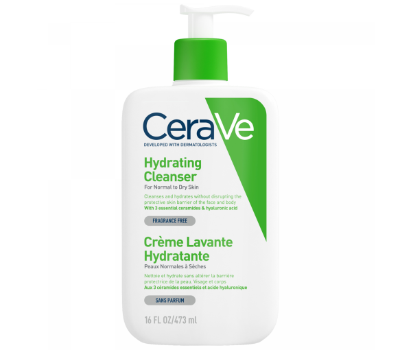 Crème lavante hydratante CeraVe - Flacon de 473 ml - image 1