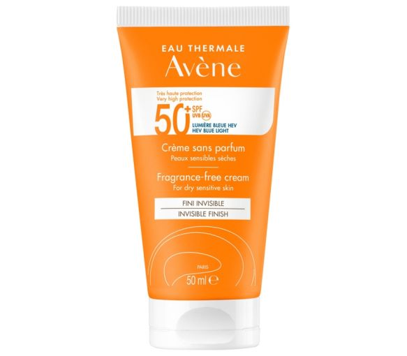 Crème solaire SPF 50+ sans parfum Avène - tube de 50 ml - image 1