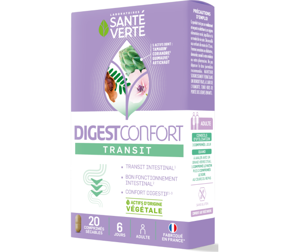 DigestConfort Transit Santé Verte - boite de 20 comprimés - image 1