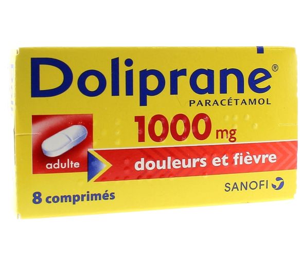 Doliprane 1000mg - 8 comprimés