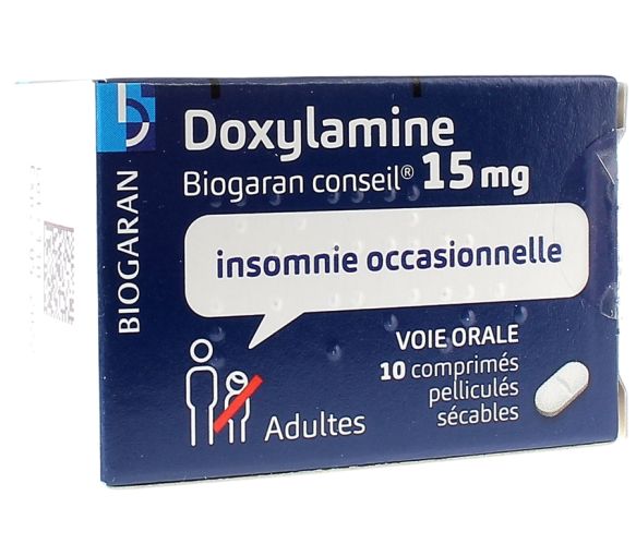 Doxylamine Biogaran 15 mg – 10 comprimés