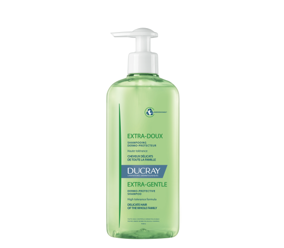 Extra-doux shampooing traitant dermo-protecteur Ducray - flacon-pompe de 400 ml - image 1