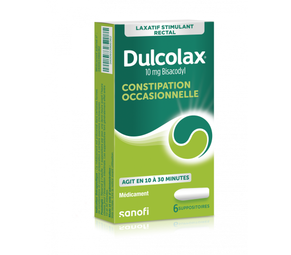 Dulcolax 10 mg – 6 suppositoires