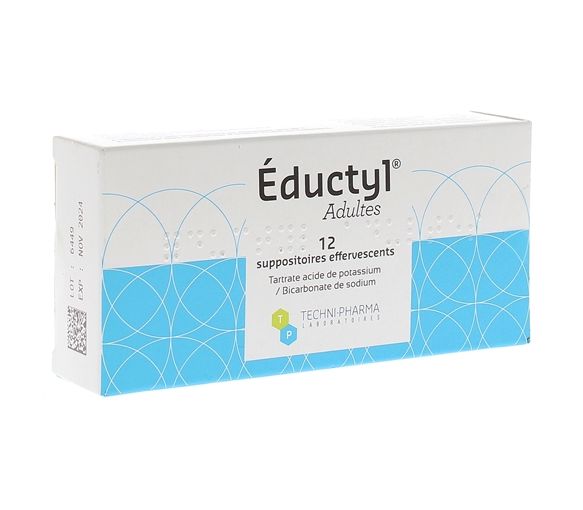 Eductyl suppositoire effervescent – 12