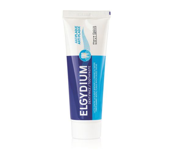 Dentifrice anti-plaque format voyage Elgydium - tube de 50ml - image 1