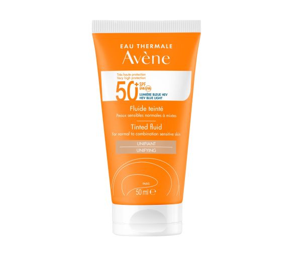 Fluide solaire teinté SPF50+ Avène - tube de 50ml