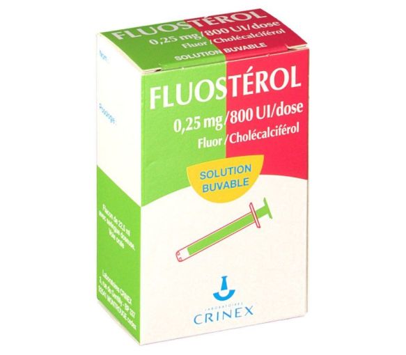 Fluostérol 0,25mg/800 U.I/dose - flacon de 22,5ml