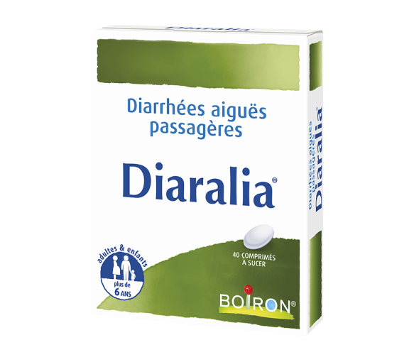 Diaralia diarrhées aiguës passagères Boiron – 40 comprimés - image 1