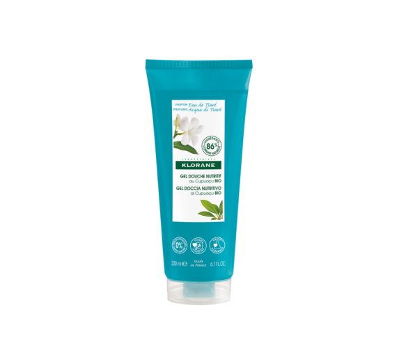 Gel douche nutritif au Cupuaçu bio Eau de Tiaré Klorane - tube de 200 ml - image 1