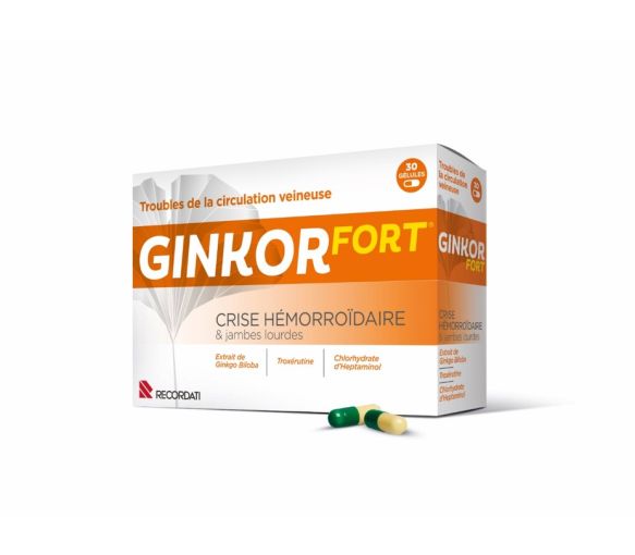 Ginkor fort gélule - boîte de 30 gélules