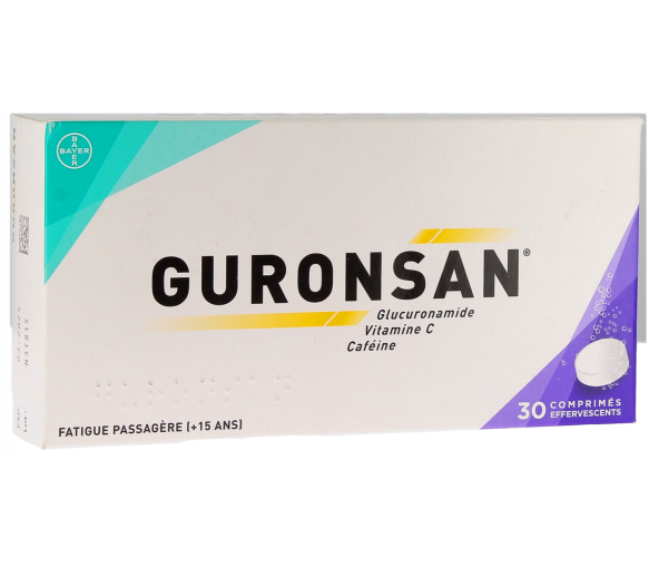Guronsan comprimé effervescent - boîte de 30 comprimés - image 1