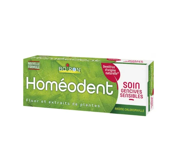 Homéodent soin gencives sensibles goût chlorophylle Boiron - tube de 75ml