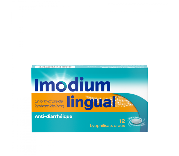 Imodium Lingual 2mg - 12 lyophilisats oraux