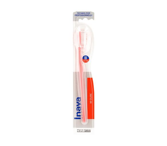 Brosse à dents mi-dure 25/100 Inava - 1 brosse à dents - image 1