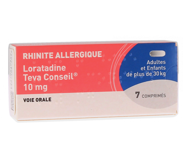 Loratadine Teva Conseil 10 mg – 7 comprimés - image 1