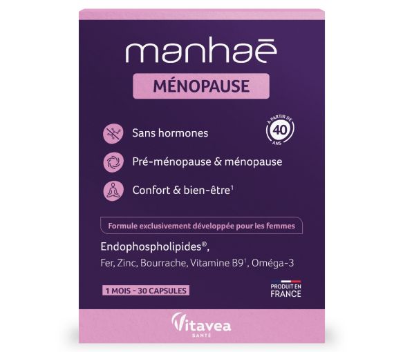 Manhaé Ménopause Vitavea - boite de 30 capsules - image 1