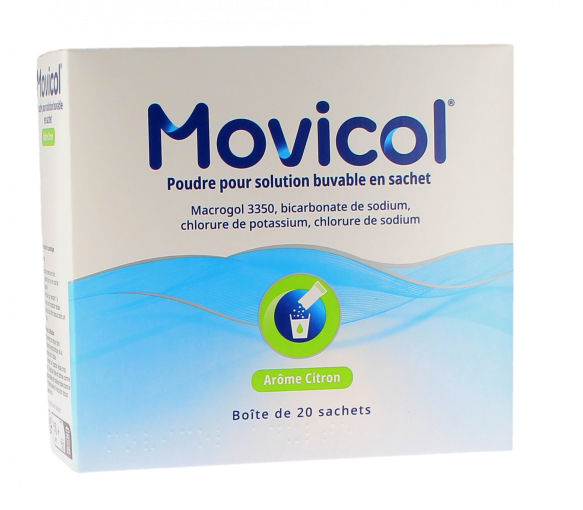 Movicol arôme citron poudre pour solution buvable en sachet - boîte de 20 sachets - image 1