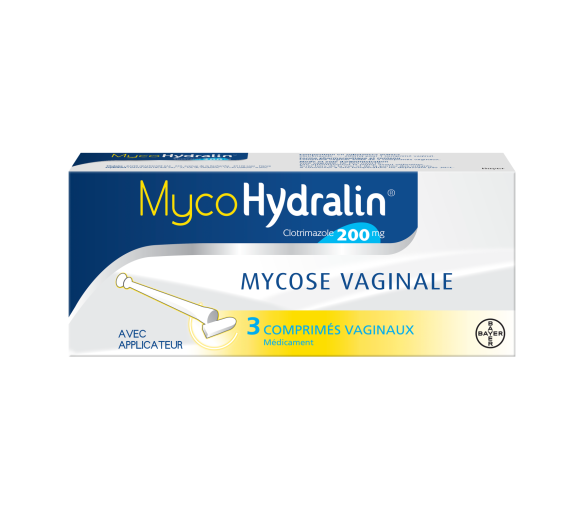 MycoHydralin 200mg - 3 comprimés vaginaux