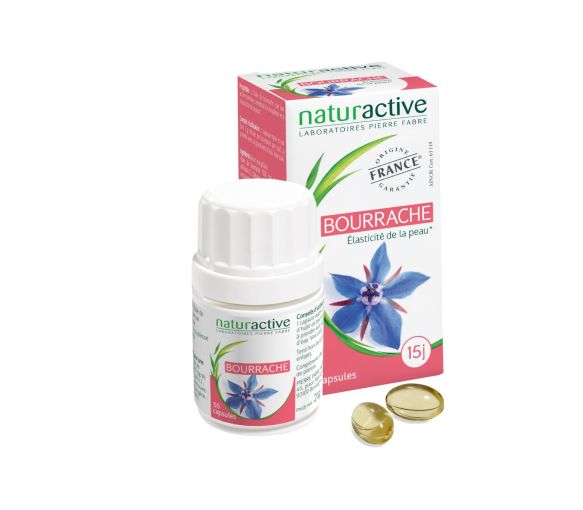 Elusanes Bourrache Naturactive - boite de 30 capsules