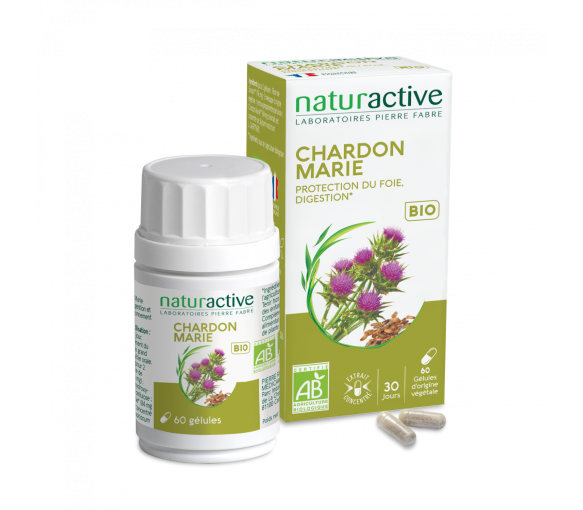 Chardon marie bio Naturactive - boîte de 60 gélules