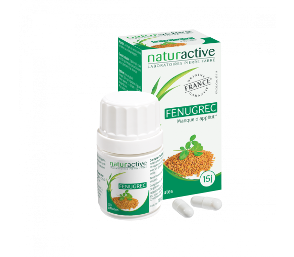 Elusanes Fenugrec Naturactive - boîte de 30 gélules