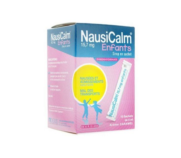 Nausicalm enfants Sirop en sachet - boite de 15 sachets