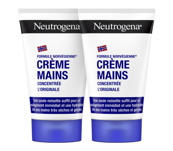 Crème mains hydratante concentrée Neutrogena - lot de 2 tubes de 50 ml - image 1