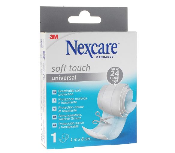 Pansements doux à découper Nexcare Soft - bande de 8 cm x 1 m - image 1